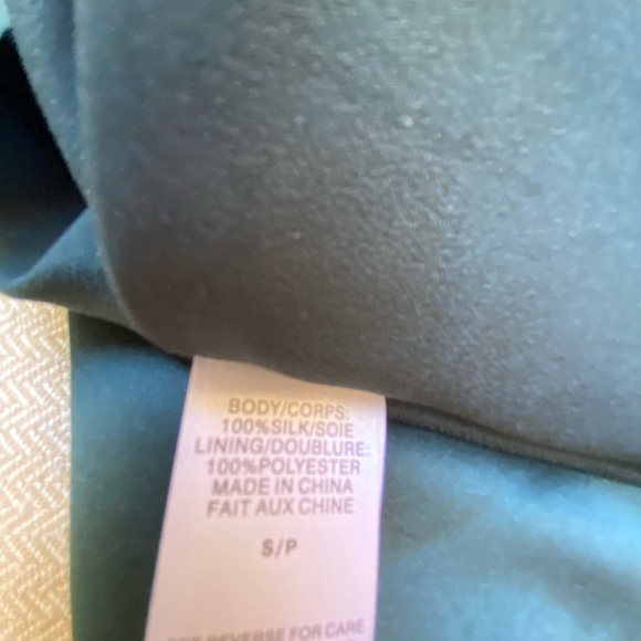 CAMI NYC Green Silk Cami Top with
Beaded Straps - Picture 10 of 11